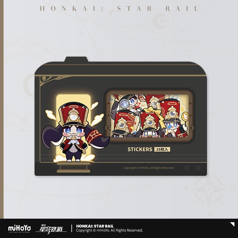 [Official Merchandise] Pom-Pom Exhibition Hall Series: Chibi Sticker Pack | Honkai: Star Rail