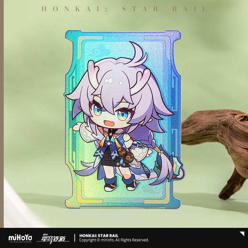 [Pre-Order] Express Travel Notes Series Chibi Holographic Collectible Ticket | Honkai: Star Rail (Within 200 Days)