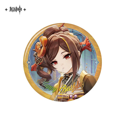 [Pre-Order] Birthday Series Character Badges 2025 Vol.2 | Genshin Impact (May 2026)