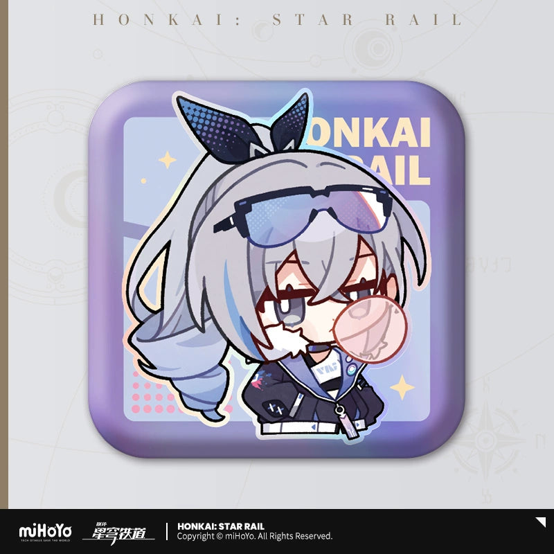 [Pre-Order] Pom-Pom Exhibition Hall Series: Square Badges | Honkai: Star Rail (June 2024)