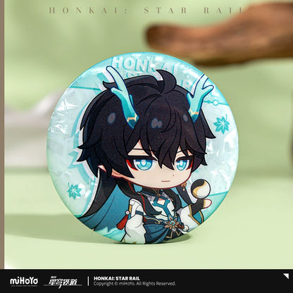 [Official Merchandise] Express Travel Notes Series Chibi Tinplate Badge | Honkai: Star Rail