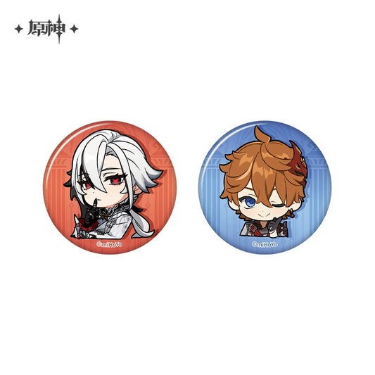 [Pre-Order] Chibi Emoji Series Badge - Fatui | Genshin Impact (August 2024)