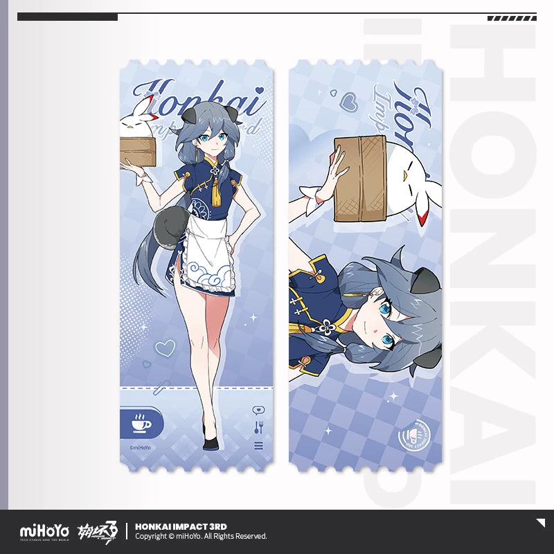 [Pre-Order] Fluffy Cafe Series Holographic Ticket | Honkai Impact 3rd (Within 200 Days)