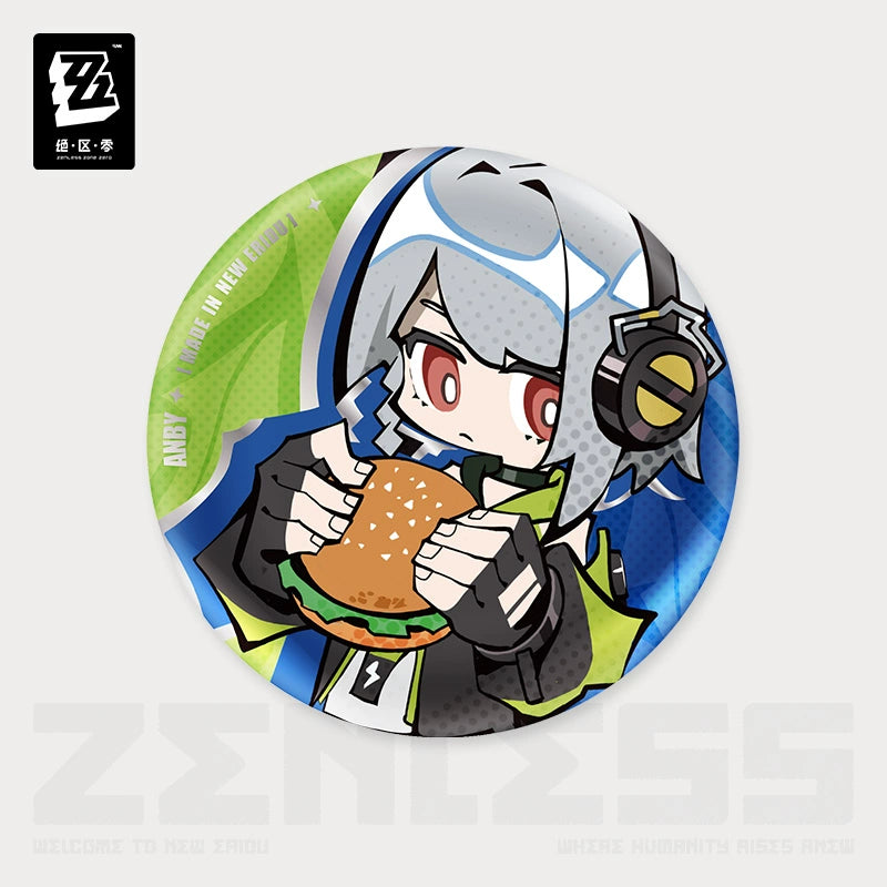 [Pre-Order] Ridu Series Chibi Tinplate Badges Cunning Hares | Zenless Zone Zero (Oct 2024)