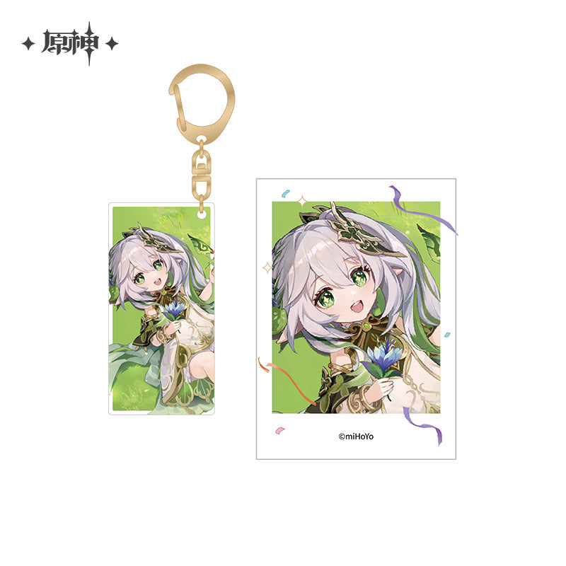 Genshin Impact Polaroid & Acrylic Keychain Set, FES2023 – KUMAGAME