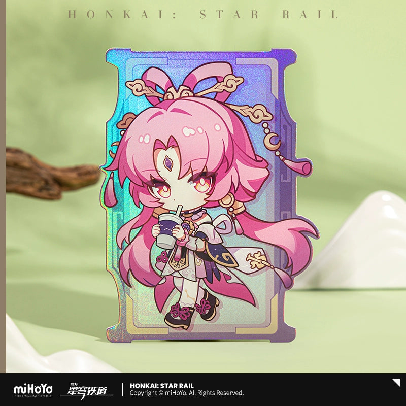 [Pre-Order] Express Travel Notes Series Chibi Holographic Collectible Ticket | Honkai: Star Rail (Within 200 Days)