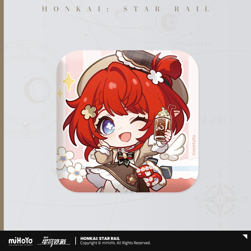 [Pre-Order] Express Travel Notes Series Chibi Tinplate Badge | Honkai: Star Rail (Within 200 Days)