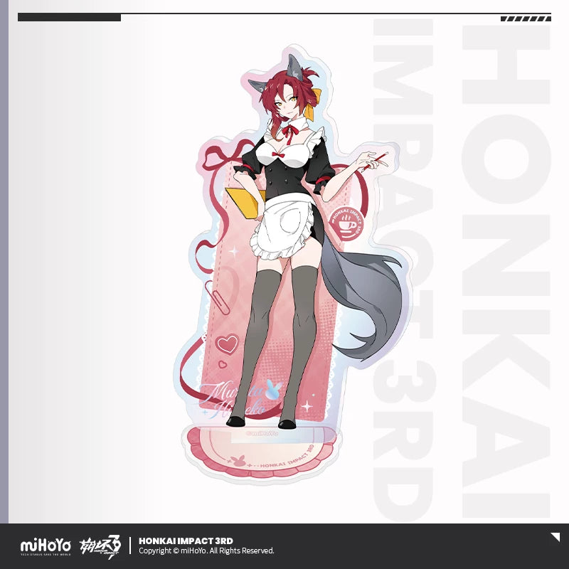 [Pre-Order] Fluffy Cafe Series Acrylic Stand | Honkai Impact 3rd (Within 200 Days)