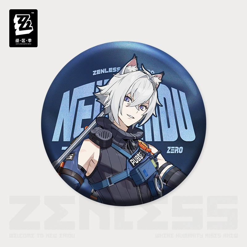 [Pre-Order] Illustration Series Tinplate Badges Criminal Investigation Team | Zenless Zone Zero (Dec 2024)