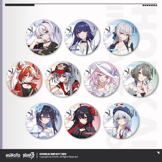 [Pre-Order] Summer Cruise Series Tinplate Badge Vol.5 | Honkai Impact 3rd (Within 200 Days)