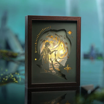 [Pre-Order] Anaxa Thought Experiment Theme Paper Carving Lamp | Honkai: Star Rail (Within 200 Days)