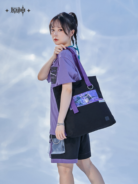 [Official Merchandise] Raiden Shogun Impression Canvas Tote Bag | Genshin Impact