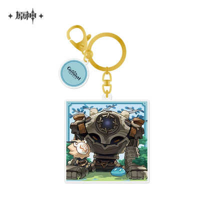 [Official Merchandise] 2023 Genshin Impact Game Art Exhibition Series: Chibi Acrylic Keychains