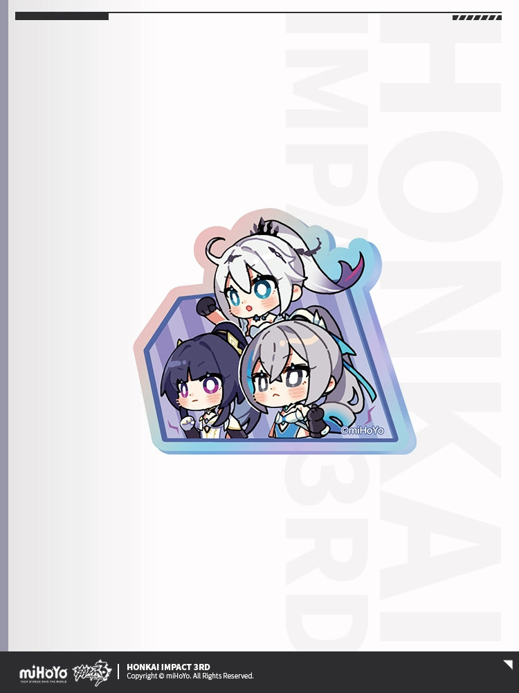 [Official Merchandise] Honkai Impact 3rd Meme Series: Acrylic Badges