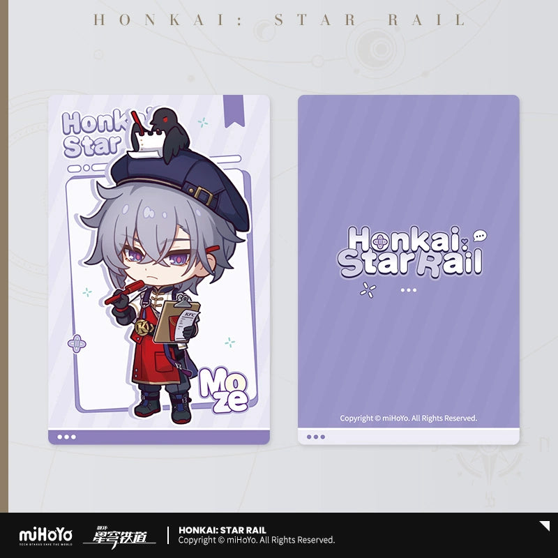 [Official Merchandise] KFC Series Chibi Illustration Holographic Collectible Card | Honkai: Star Rail