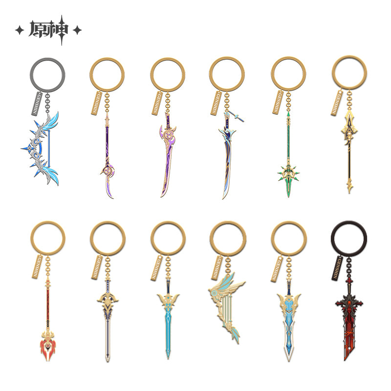 [Official Merchandise] Epitome Invocation Weapon Keychains | Genshin Impact