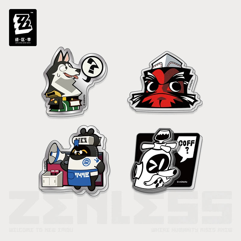 [Official Merchandise] Equalizing Series Acrylic Refrigerator Magnet Set | Zenless Zone Zero