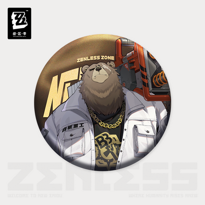 [Pre-Order] Illustration Series Tinplate Badges Belobog Heavy Industries | Zenless Zone Zero (Oct 2024)