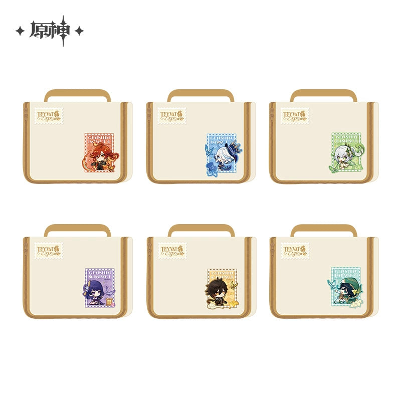 [Official Merchandise] Teyvat Exhibition Theme Series Toiletry Bag / Velcro / Luggage Tag | Genshin Impact