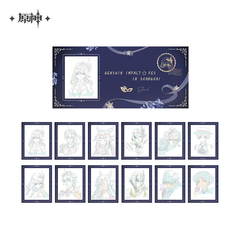 [Official Merchandise] FES2026 Series Original Art Film Ticket Stub Set | Genshin Impact