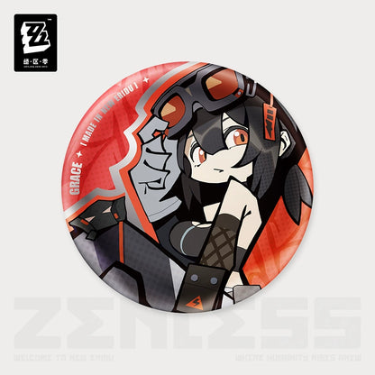 [Pre-Order] Ridu Series Chibi Tinplate Badges Belobog Heavy Industries | Zenless Zone Zero (Oct 2024)