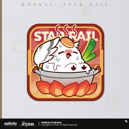 [Official Merchandise] KFC Series Chibi Sticker Pack Tinplate Badge | Honkai: Star Rail