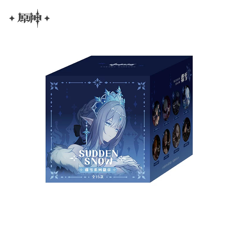 [Pre-Order] Sudden Snow Series Merchandise Badge Blind Box | Genshin Impact (Jan 2027)