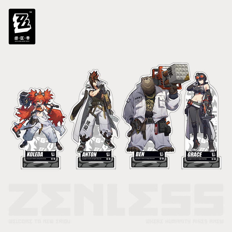 [Official Merchandise] Illustration Series Acrylic Standees Belobog Heavy Industries | Zenless Zone Zero