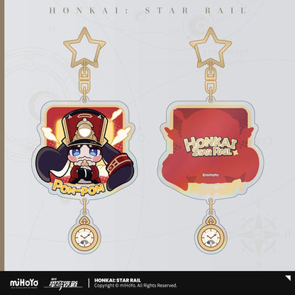 [Official Merchandise] Pom-Pom Exhibition Hall Series: Pom-Pom Acrylic Keychains | Honkai: Star Rail