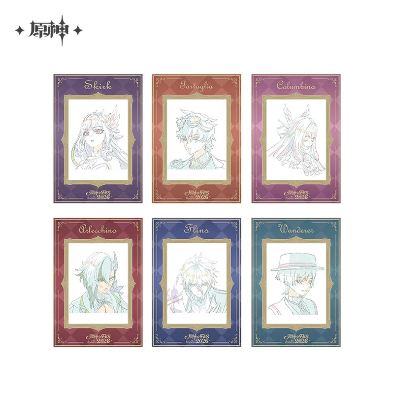 [Official Merchandise] FES2026 Series Original Art Diffraction Card Set | Genshin Impact