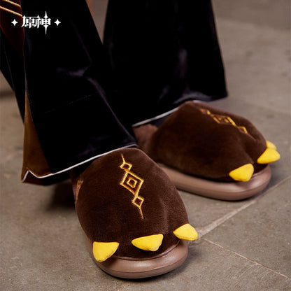 [Pre-Order] Zhongli Theme Impression Series Exuvia Plush Home Slippers | Genshin Impact (Jan 2025)