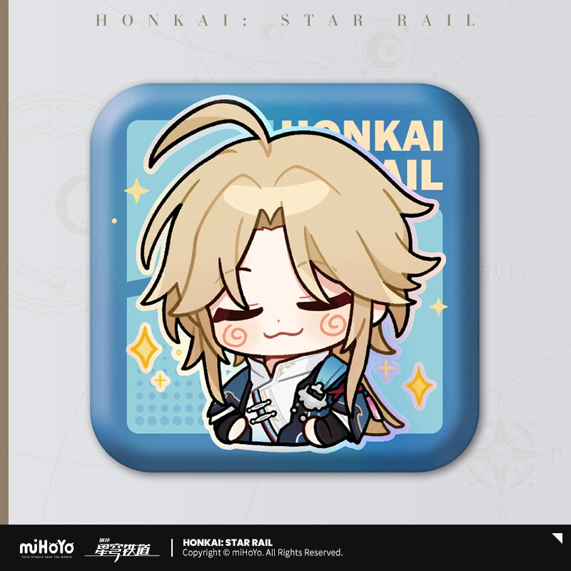 [Pre-Order] Pom-Pom Exhibition Hall Series: Square Badges | Honkai: Star Rail (June 2024)