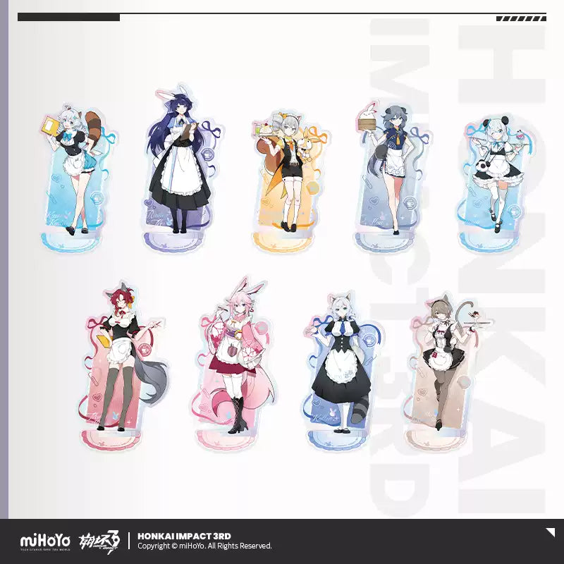 [Pre-Order] Fluffy Cafe Series Acrylic Stand | Honkai Impact 3rd (Within 200 Days)
