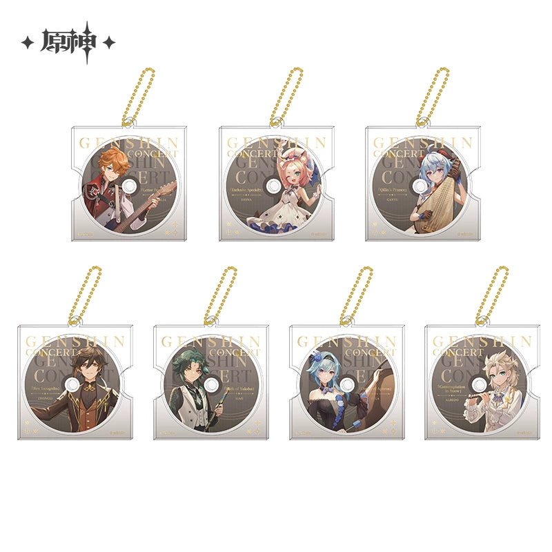 [Official Merchandise] Genshin Concert 2023 Series: Character CD-Style Acrylic Charms