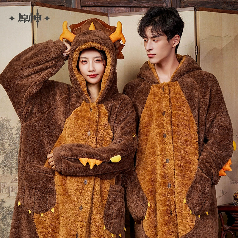 Genshin Zhongli Theme Impression Series Exuvia Plush Home Robe ...