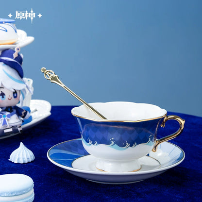 [Official Merchandise] “Endless Solo of Solitude” Furina Impression Afternoon Tea Cup and Saucer Set | Genshin Impact