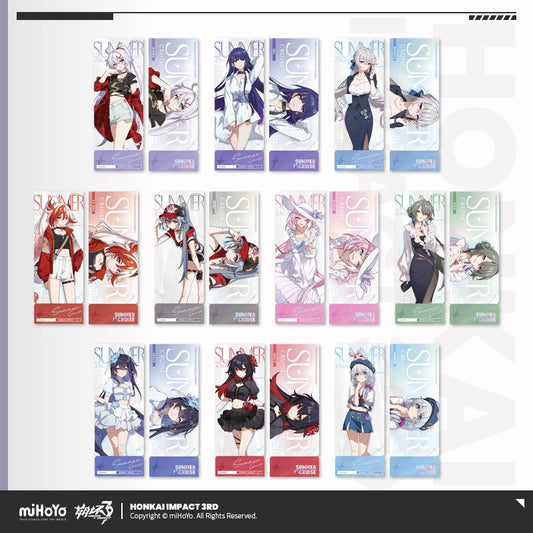 [Pre-Order] Summer Cruise Series Holographic Collection Ticket Vol.5 | Honkai Impact 3rd (Within 200 Days)
