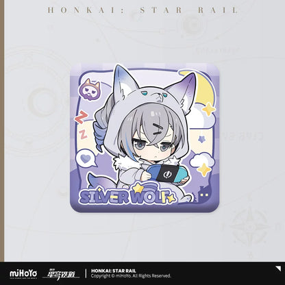 [Pre-Order] Girls’ Dormitory Series Chibi Square Badge | Honkai: Star Rail (Within 200 Days)