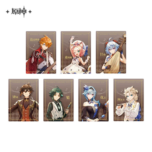 [Official Merchandise] Genshin Concert 2023 Series: Character Commemorative Photo Cards