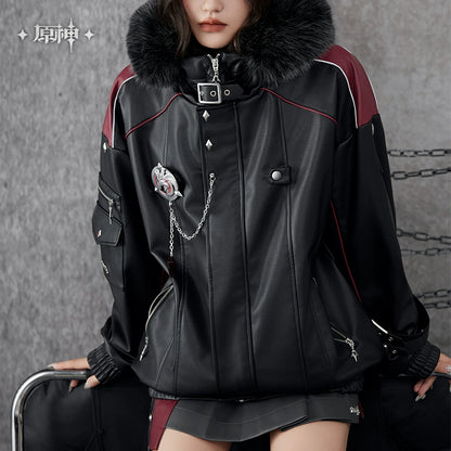 [Pre-Order] Wriothesley Theme Impression Series Padded PU Hooded Jacket | Genshin Impact (March 2025)