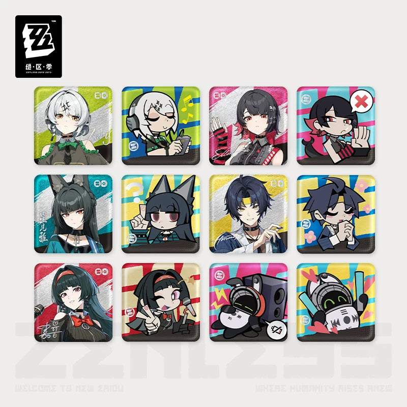 [Pre-Order] FES2025 Series Tinplate Badge Blind Box | Zenless Zone Zero (Feb 2026)