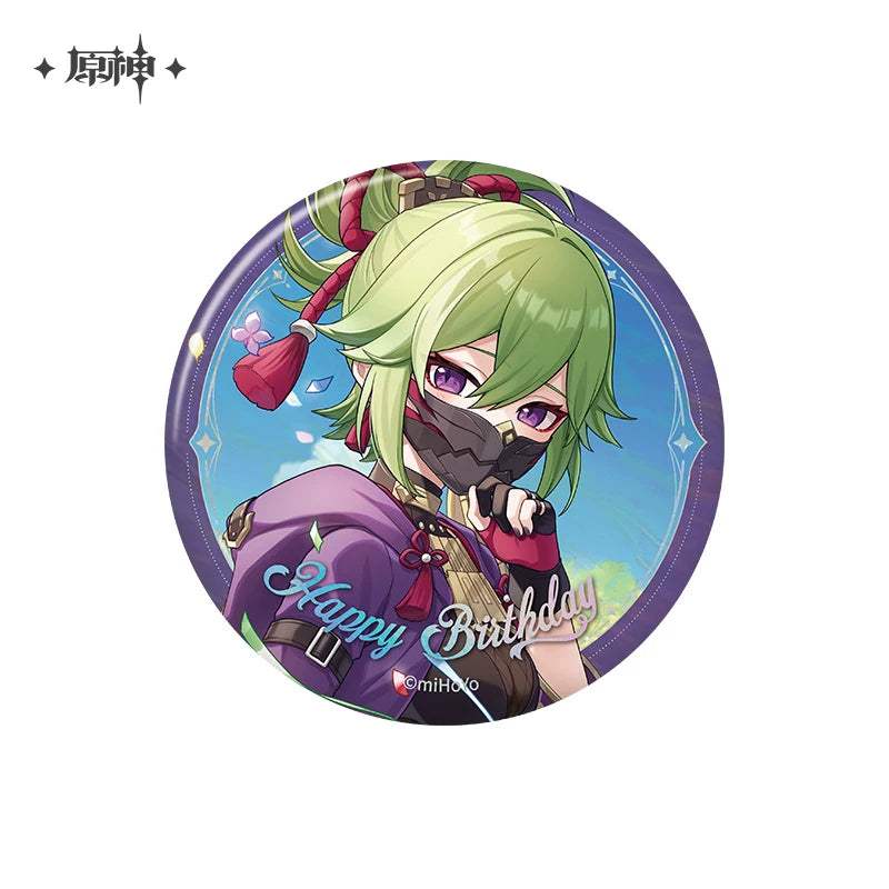 [Pre-Order] Birthday Series Character Badges 2025 Vol.2 | Genshin Impact (May 2026)