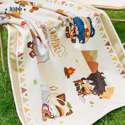 [Official Merchandise] Go Camping! Series: Plush Blanket | Genshin Impact