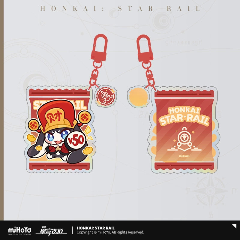 [Official Merchandise] KFC Series Chibi Sticker Pack Acrylic Charm | Honkai: Star Rail