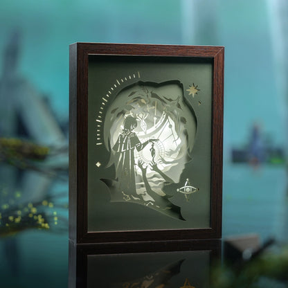 [Pre-Order] Anaxa Thought Experiment Theme Paper Carving Lamp | Honkai: Star Rail (Within 200 Days)
