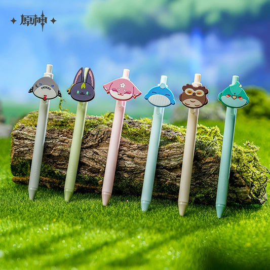 [Official Merchandise] Teyvat Zoo Series Gel Pens (Set of Two) | Genshin Impact