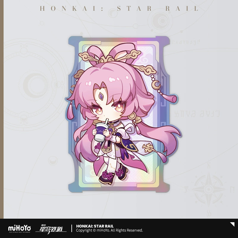 [Pre-Order] Express Travel Notes Series Chibi Holographic Collectible Ticket | Honkai: Star Rail (Within 200 Days)