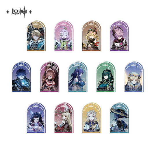 [Pre-Order] Moonlit Ballad of The Night Series Thick Acrylic Ornament | Genshin Impact (Feb 2026)