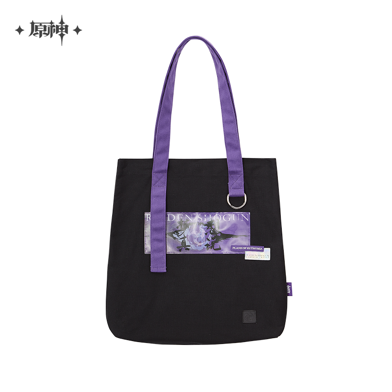 [Official Merchandise] Raiden Shogun Impression Canvas Tote Bag | Genshin Impact
