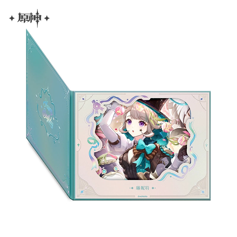 [Pre-Order] Birthday Series Flip-Page Lattice Window Shikishi 2025 | Genshin Impact (Nov 2025)